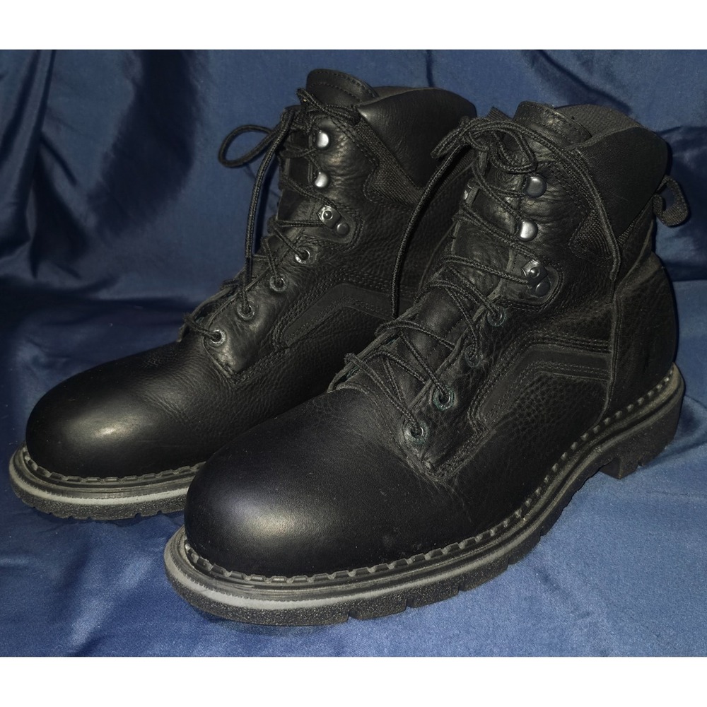 Red Wing Shoes 923 EH 11.5 6" Leather Work Boots Soft Toe Black Made In USA